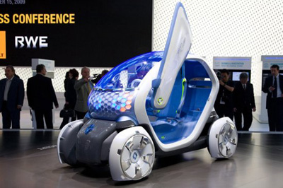 Электромобиль Renault Twizy ZE Concept.