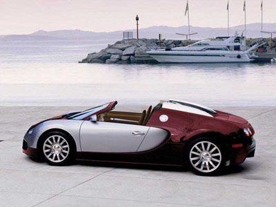 Описание автомобиля Bugatty Veyrone.