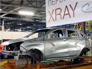 Поклонники марки Lada раздобыли первые фотографии кузова серийного кроссовера Lada Xray