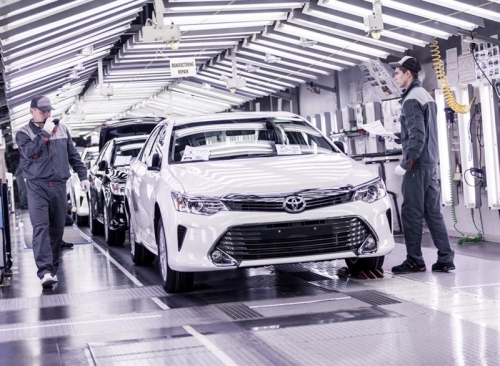 Toyota начала сборку новой Camry под Санкт-Петербургом
