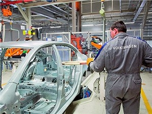 Калужский завод Volkswagen приостановил сборку своих автомобилей
