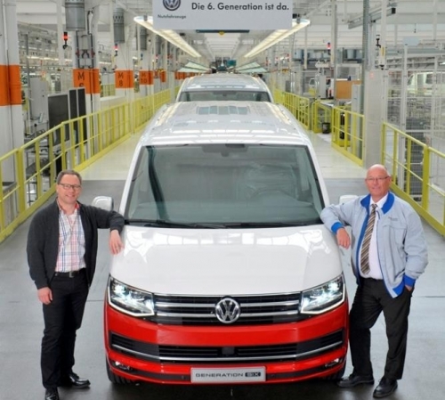 Новый Volkswagen T6 пошел в серию