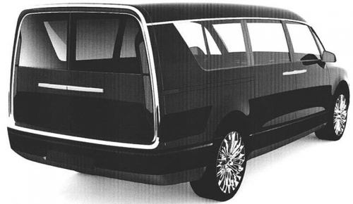 Микроавтобус для президента РФ показали на патентных снимках
