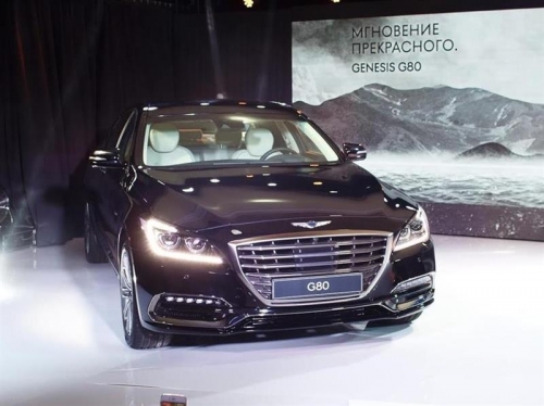 Genesis G80 дебютировал в Москве