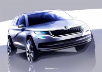 Skoda раскрыла дизайн своего первого большого SUV